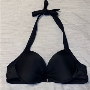 Black Push Up Swim Top